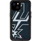 NBA San Antonio Spurs Large Logo iPhone 15 Plus Waterproof Case