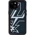 NBA San Antonio Spurs Large Logo iPhone 15 Plus Waterproof Case