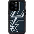 NBA San Antonio Spurs Large Logo iPhone 15 Pro Waterproof Case