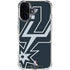 NBA San Antonio Spurs Large Logo iPhone 16 Plus Clear Case