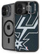 NBA San Antonio Spurs Large Logo iPhone 16 Plus Kickstand Case