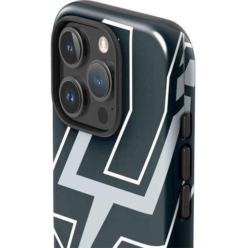 NBA San Antonio Spurs Large Logo iPhone 16 Pro Impact Case