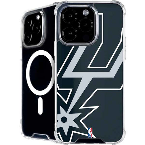NBA San Antonio Spurs Large Logo iPhone 16 Pro MagSafe Case