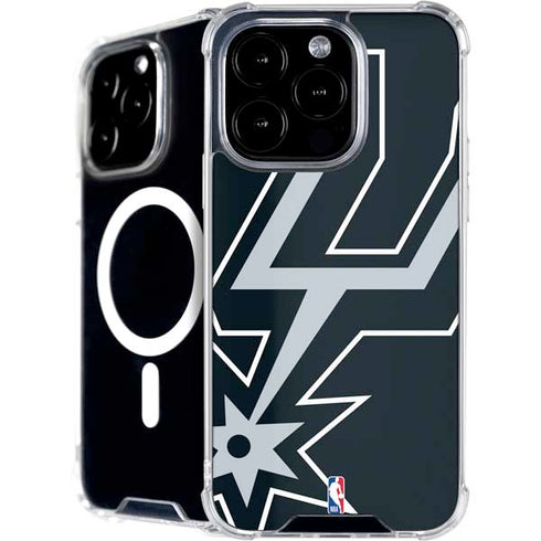 NBA San Antonio Spurs Large Logo iPhone 16 Pro Max MagSafe Case
