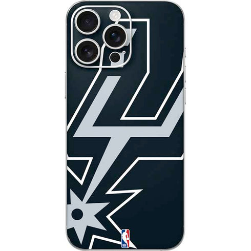 NBA San Antonio Spurs Large Logo iPhone 16 Pro Max Skin
