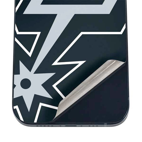 NBA San Antonio Spurs Large Logo iPhone 16 Skin