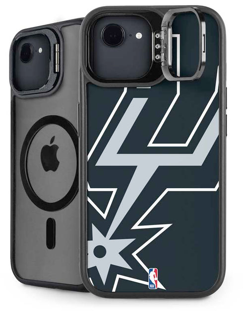 NBA San Antonio Spurs Large Logo iPhone 16e Kickstand Case