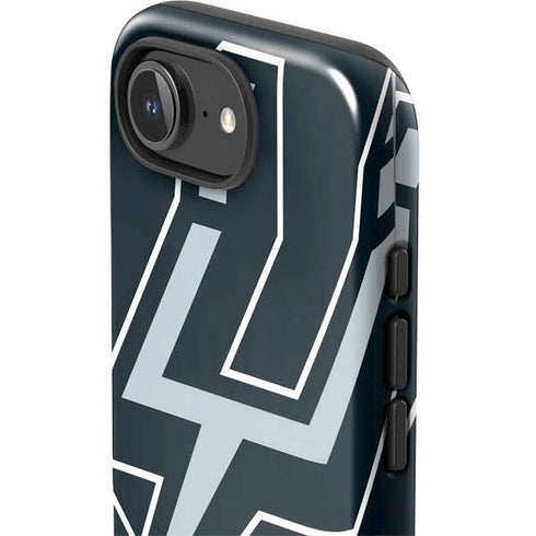 NBA San Antonio Spurs Large Logo iPhone 16e Impact Case