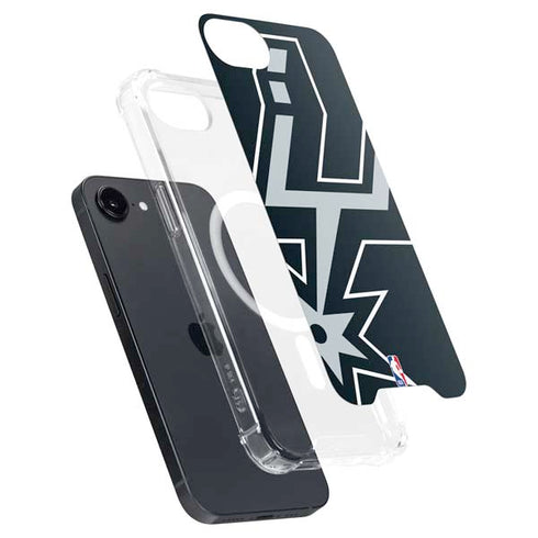 NBA San Antonio Spurs Large Logo iPhone 16e MagSafe Case