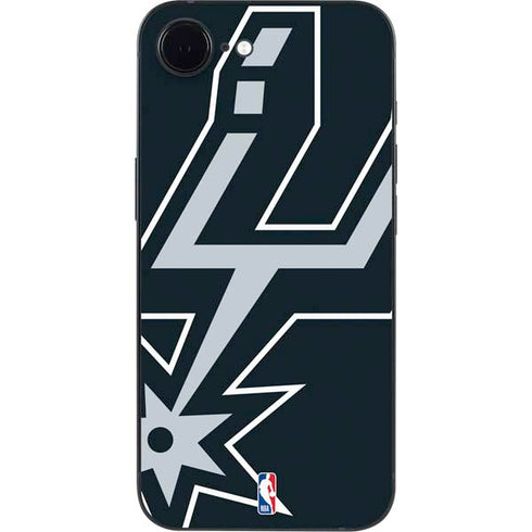 NBA San Antonio Spurs Large Logo iPhone 16e Skin