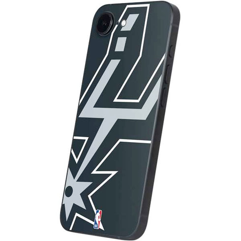 NBA San Antonio Spurs Large Logo iPhone 16e Skin
