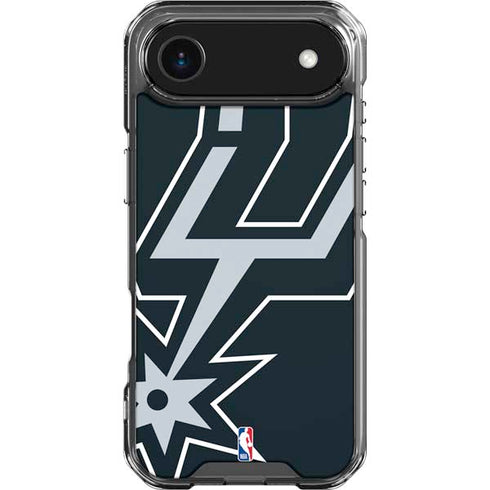 NBA San Antonio Spurs Large Logo iPhone 17 Air Clear Case