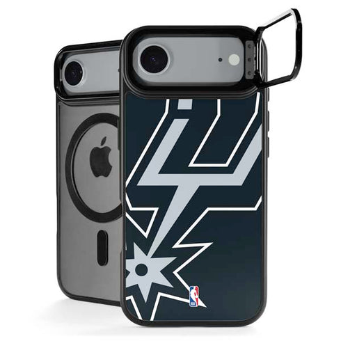 NBA San Antonio Spurs Large Logo iPhone 17 Air Kickstand Case