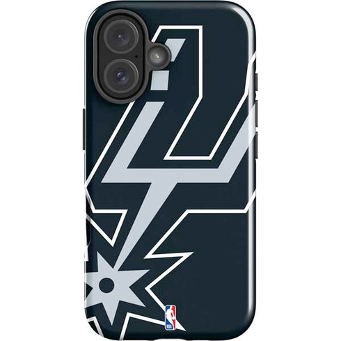 NBA San Antonio Spurs Large Logo iPhone 17 Impact Case
