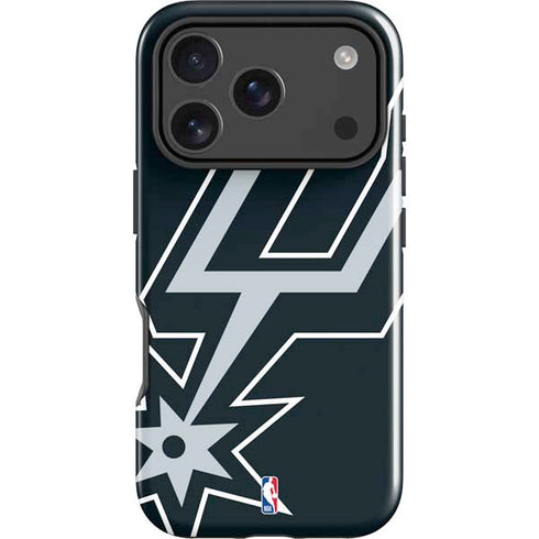 NBA San Antonio Spurs Large Logo iPhone 17 Pro Impact Case