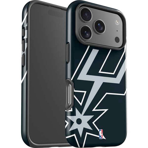 NBA San Antonio Spurs Large Logo iPhone 17 Pro Max Impact Case