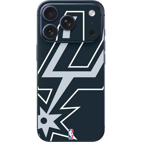 NBA San Antonio Spurs Large Logo iPhone 17 Pro Skin