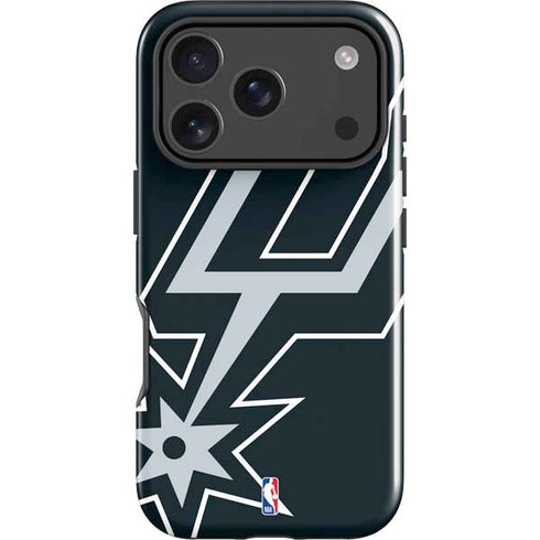 NBA San Antonio Spurs Large Logo iPhone 18 Pro Max Impact Case