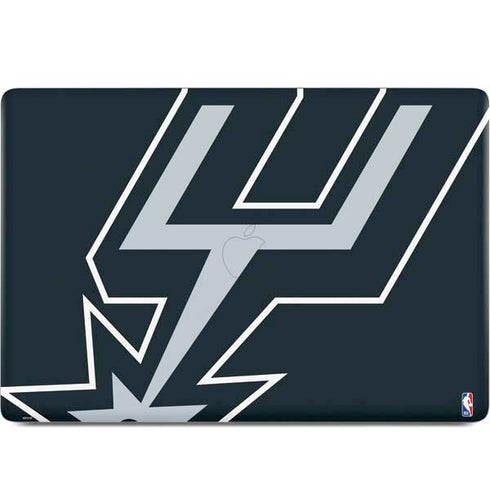 NBA San Antonio Spurs Large Logo MacBook Skins