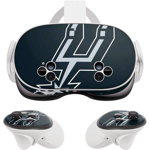 NBA San Antonio Spurs Large Logo Meta Quest 3S Skin