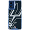 NBA San Antonio Spurs Large Logo Moto G 5G (2024) Clear Case