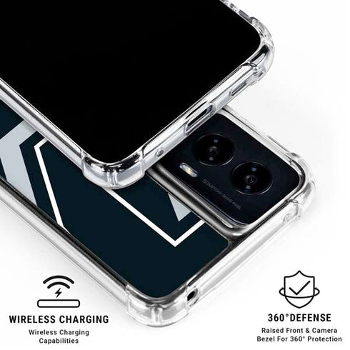 NBA San Antonio Spurs Large Logo Moto G Power 5G (2024) Clear Case