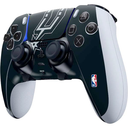 NBA San Antonio Spurs Large Logo PS5 DualSense Edge Pro Controller Skin