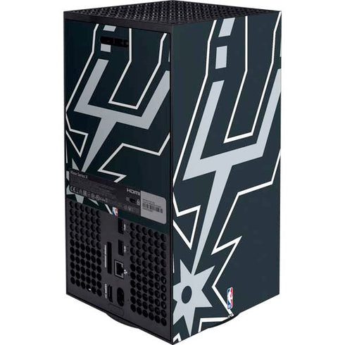 NBA San Antonio Spurs Large Logo XBox Series X Digital Edition Bundle Skin