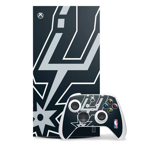NBA San Antonio Spurs Large Logo Xbox Series X Skins