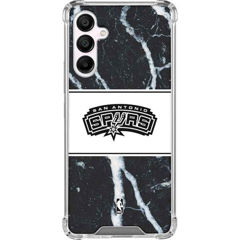 NBA San Antonio Spurs Marble Galaxy A16 5G Clear Case