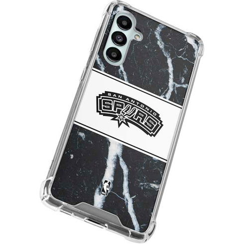 NBA San Antonio Spurs Marble Galaxy A16 5G Clear Case