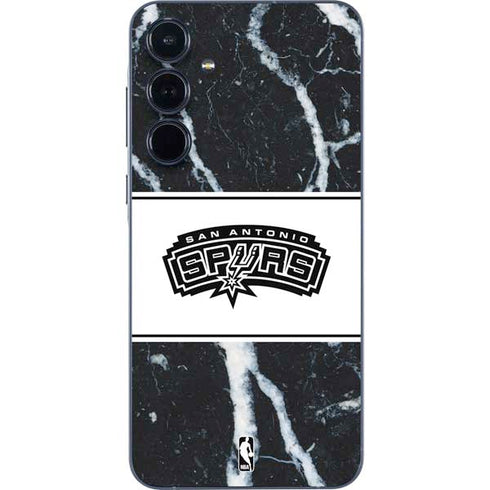 NBA San Antonio Spurs Marble Galaxy A35 5G Skin