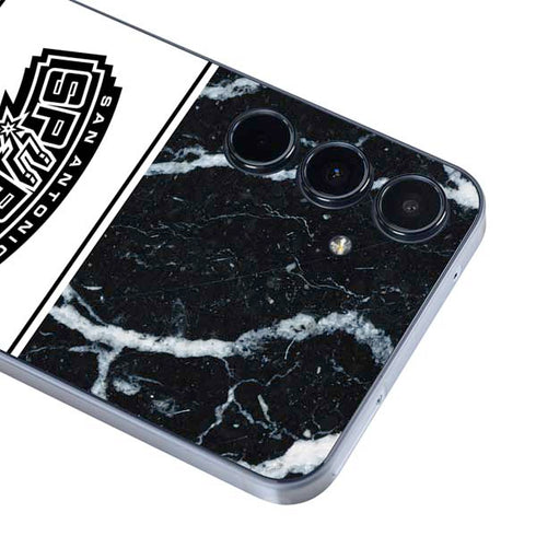 NBA San Antonio Spurs Marble Galaxy A35 5G Skin
