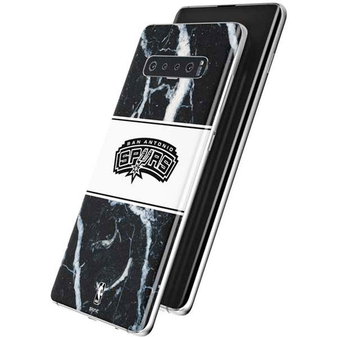 NBA San Antonio Spurs Marble Galaxy S10 Skin