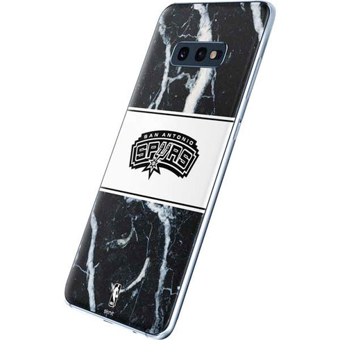 NBA San Antonio Spurs Marble Galaxy S10e Skin