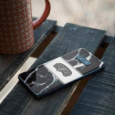 NBA San Antonio Spurs Marble Galaxy S10e Skin