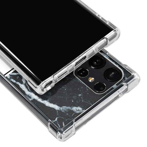 NBA San Antonio Spurs Marble Galaxy S23 Ultra Clear Case