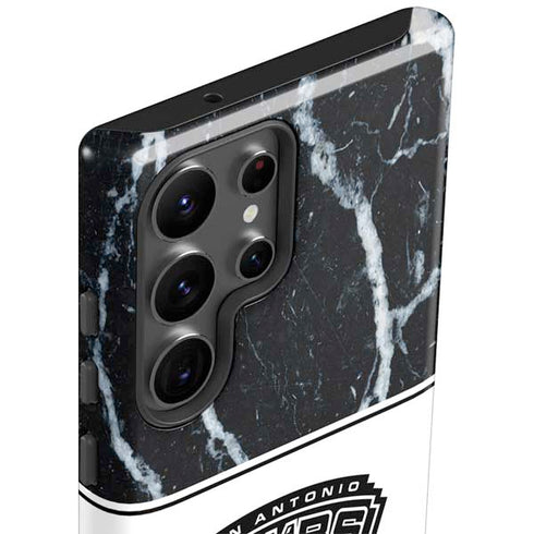 NBA San Antonio Spurs Marble Galaxy S23 Ultra Pro Case