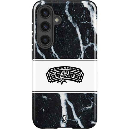 NBA San Antonio Spurs Marble Galaxy S25 Plus Impact Case
