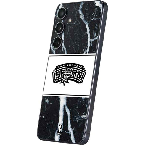 NBA San Antonio Spurs Marble Galaxy S25 Skin