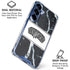 NBA San Antonio Spurs Marble Galaxy S25 Plus Clear Case