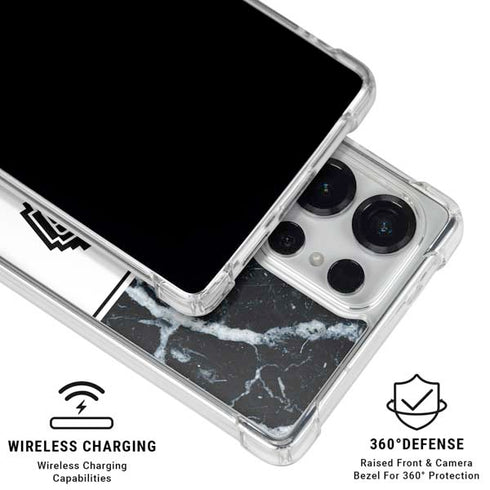 NBA San Antonio Spurs Marble Galaxy S25 Ultra Clear Case