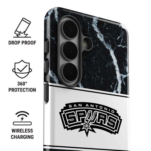 NBA San Antonio Spurs Marble Galaxy S26 Impact Case