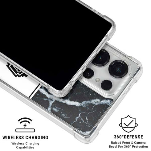 NBA San Antonio Spurs Marble Galaxy S26 Ultra Clear Case