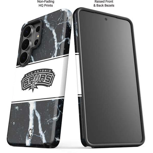 NBA San Antonio Spurs Marble Galaxy S26 Ultra Impact Case