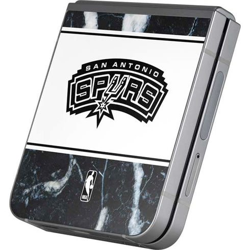 NBA San Antonio Spurs Marble Galaxy Z Flip6 Skin