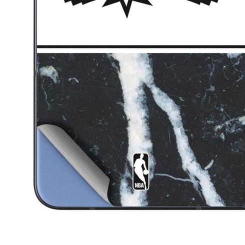 NBA San Antonio Spurs Marble Galaxy Z Fold5 5G Skin