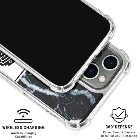 NBA San Antonio Spurs Marble iPhone 16 Pro Clear Case