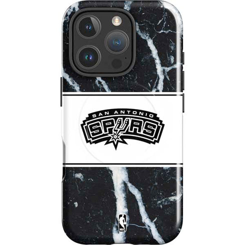 NBA San Antonio Spurs Marble iPhone 16 Pro Magsafe Impact Case