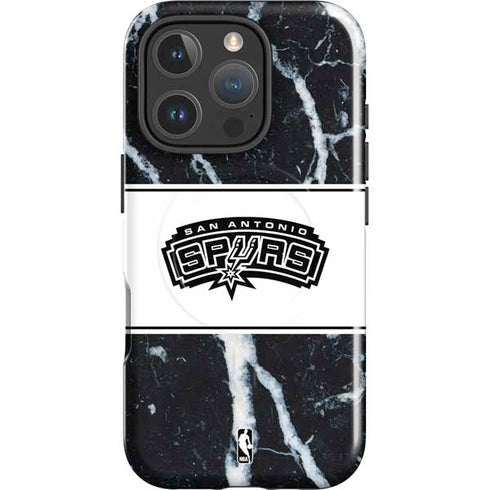 NBA San Antonio Spurs Marble iPhone 16 Pro Max Magsafe Impact Case